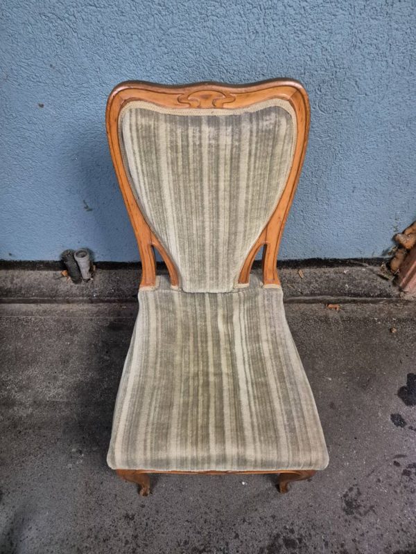 Lot de 4 chaises style Art Nouveau – Image 5