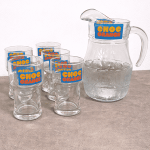 Carafe et verres CHOC ORANGE