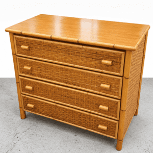 Commode en rotin
