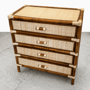 Commode en rotin