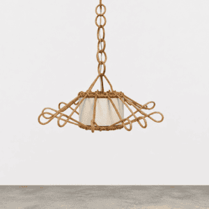 Suspension en rotin